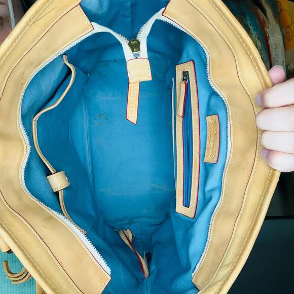 DOONEY & BOURKE Gráfica Retro East West Shopper Vachetta Shoulder Strap Handbag - Picture 8 of 16